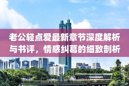 老公輕點愛最新章節(jié)深度解析與書評，情感糾葛的細致剖析