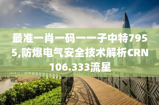 最準一肖一碼一一子中特7955,防爆電氣安全技術解析CRN106.333流星
