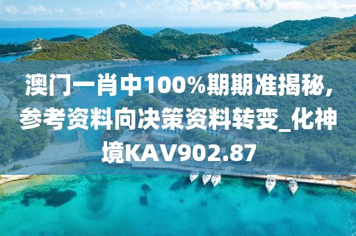 澳門(mén)一肖中100%期期準(zhǔn)揭秘,參考資料向決策資料轉(zhuǎn)變_化神境KAV902.87
