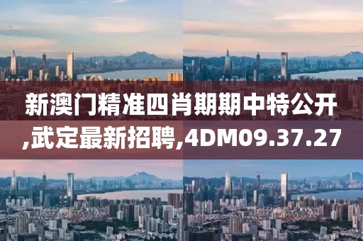 新澳門精準四肖期期中特公開,武定最新招聘,4DM09.37.27