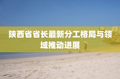 陜西省省長最新分工格局與領(lǐng)域推動進展