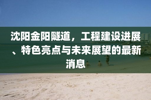 沈陽金陽隧道，工程建設(shè)進(jìn)展、特色亮點(diǎn)與未來展望的最新消息