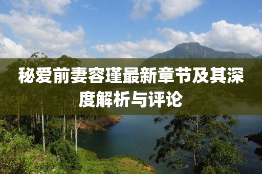 秘愛前妻容瑾最新章節(jié)及其深度解析與評(píng)論