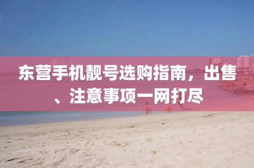 東營(yíng)手機(jī)靚號(hào)選購(gòu)指南，出售、注意事項(xiàng)一網(wǎng)打盡