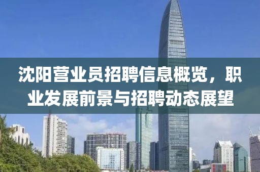 沈陽(yáng)營(yíng)業(yè)員招聘信息概覽，職業(yè)發(fā)展前景與招聘動(dòng)態(tài)展望