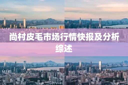 尚村皮毛市場(chǎng)行情快報(bào)及分析綜述
