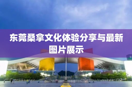 東莞桑拿文化體驗分享與最新圖片展示