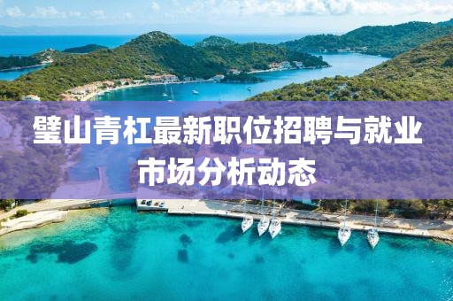 璧山青杠最新職位招聘與就業(yè)市場分析動態(tài)