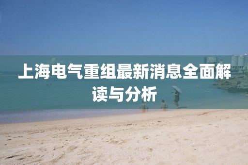 上海電氣重組最新消息全面解讀與分析