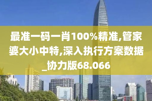 最準(zhǔn)一碼一肖100%精準(zhǔn),管家婆大小中特,深入執(zhí)行方案數(shù)據(jù)_協(xié)力版68.066
