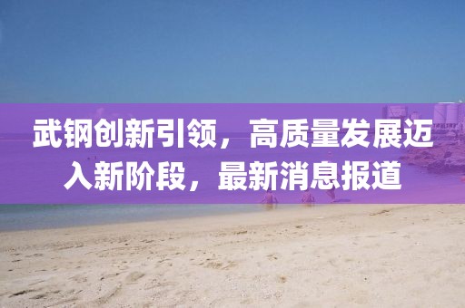 武鋼創(chuàng)新引領(lǐng)，高質(zhì)量發(fā)展邁入新階段，最新消息報道