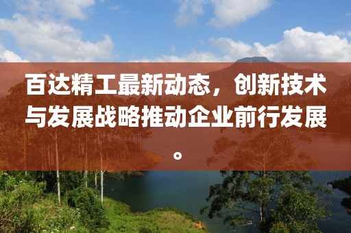 百達精工最新動態(tài)，創(chuàng)新技術(shù)與發(fā)展戰(zhàn)略推動企業(yè)前行發(fā)展。