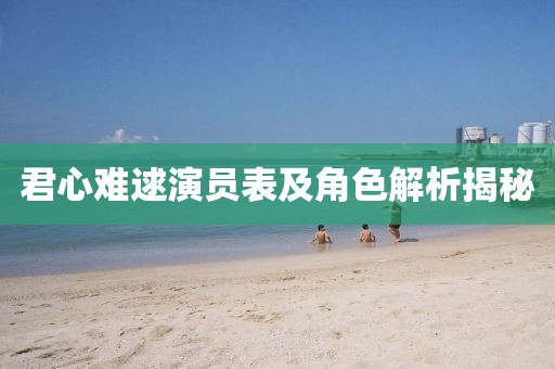 君心難逑演員表及角色解析揭秘