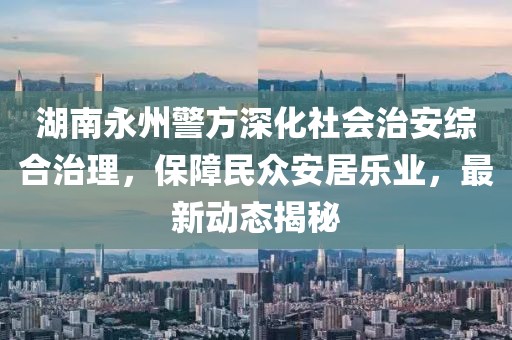 湖南永州警方深化社會(huì)治安綜合治理，保障民眾安居樂業(yè)，最新動(dòng)態(tài)揭秘