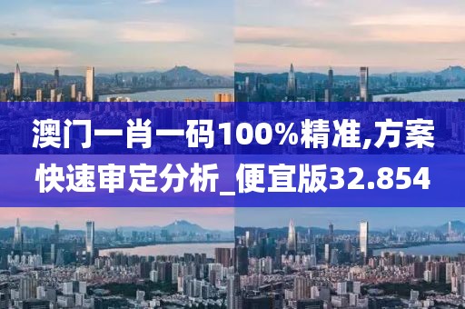 澳門一肖一碼100%精準,方案快速審定分析_便宜版32.854