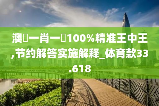澳門一肖一碼100%精準王中王,節(jié)約解答實施解釋_體育款33.618