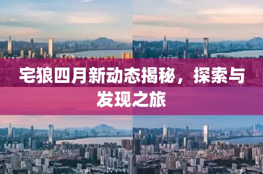宅狼四月新動態(tài)揭秘，探索與發(fā)現(xiàn)之旅