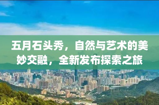 五月石頭秀，自然與藝術(shù)的美妙交融，全新發(fā)布探索之旅