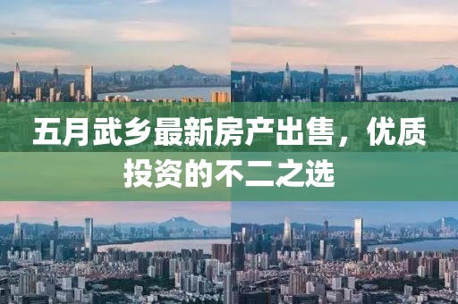 五月武鄉(xiāng)最新房產(chǎn)出售，優(yōu)質(zhì)投資的不二之選