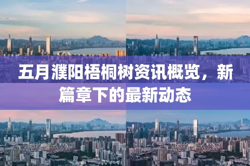 五月濮陽梧桐樹資訊概覽，新篇章下的最新動態(tài)