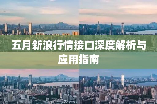 五月新浪行情接口深度解析與應(yīng)用指南