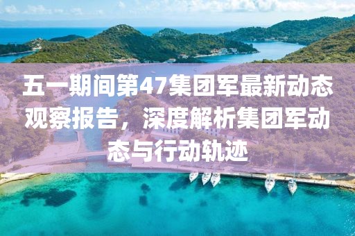 五一期間第47集團軍最新動態(tài)觀察報告，深度解析集團軍動態(tài)與行動軌跡