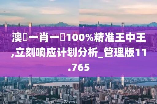 澳門一肖一碼100%精準(zhǔn)王中王,立刻響應(yīng)計(jì)劃分析_管理版11.765