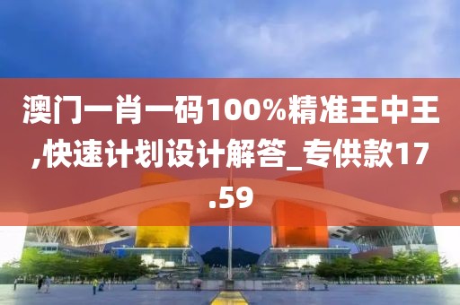 澳門一肖一碼100%精準(zhǔn)王中王,快速計(jì)劃設(shè)計(jì)解答_專供款17.59