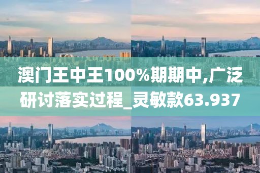 澳門王中王100%期期中,廣泛研討落實過程_靈敏款63.937