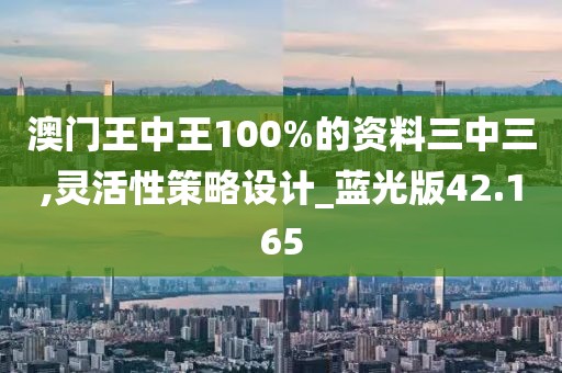 澳門王中王100%的資料三中三,靈活性策略設計_藍光版42.165
