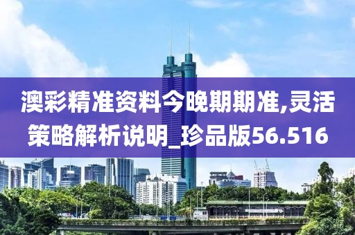 澳彩精準資料今晚期期準,靈活策略解析說明_珍品版56.516