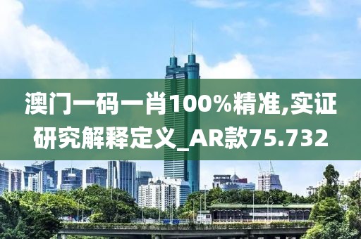 澳門一碼一肖100%精準(zhǔn),實證研究解釋定義_AR款75.732