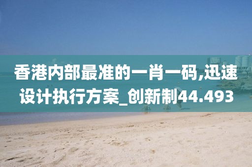 香港內(nèi)部最準(zhǔn)的一肖一碼,迅速設(shè)計(jì)執(zhí)行方案_創(chuàng)新制44.493