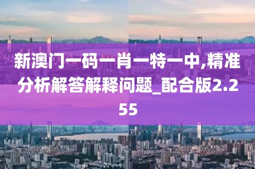 新澳門一碼一肖一特一中,精準(zhǔn)分析解答解釋問題_配合版2.255