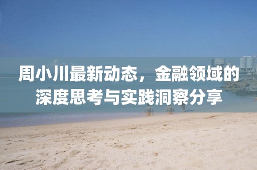 周小川最新動(dòng)態(tài)，金融領(lǐng)域的深度思考與實(shí)踐洞察分享